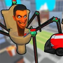Cars vs Skibidi Toilet